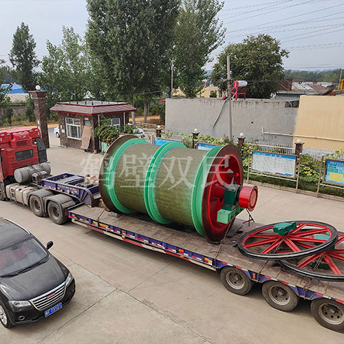 雙筒2.5米單繩纏繞式礦井提升機發(fā)貨！